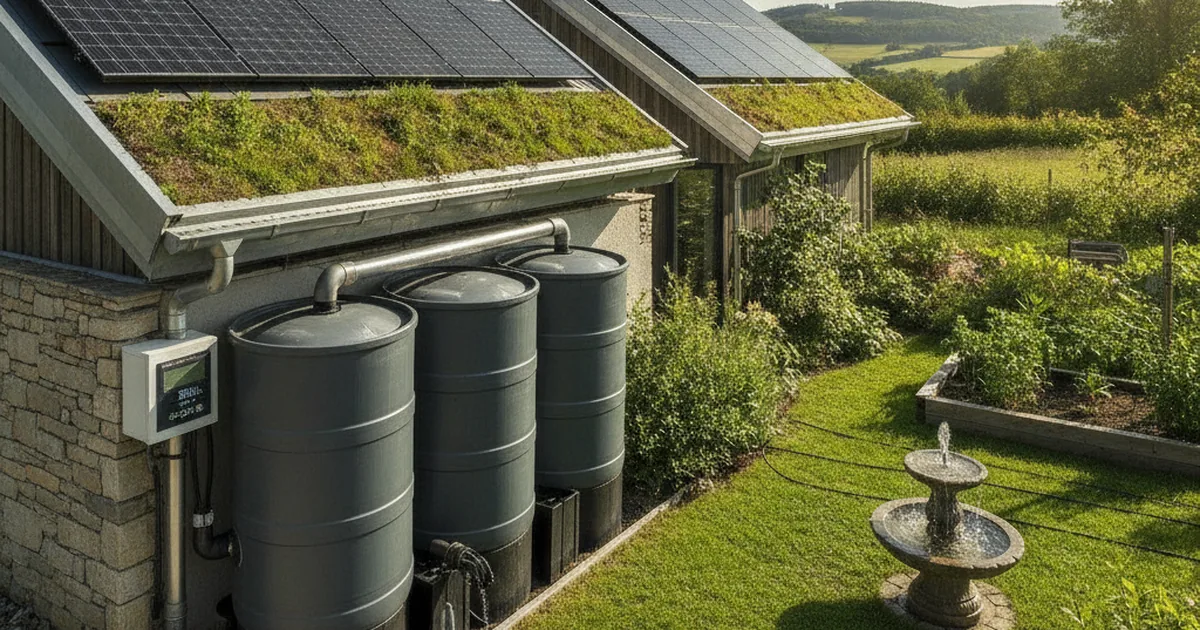 Autarkes Wassermanagement für den Sommer: Regenwassernutzung als Lebensader