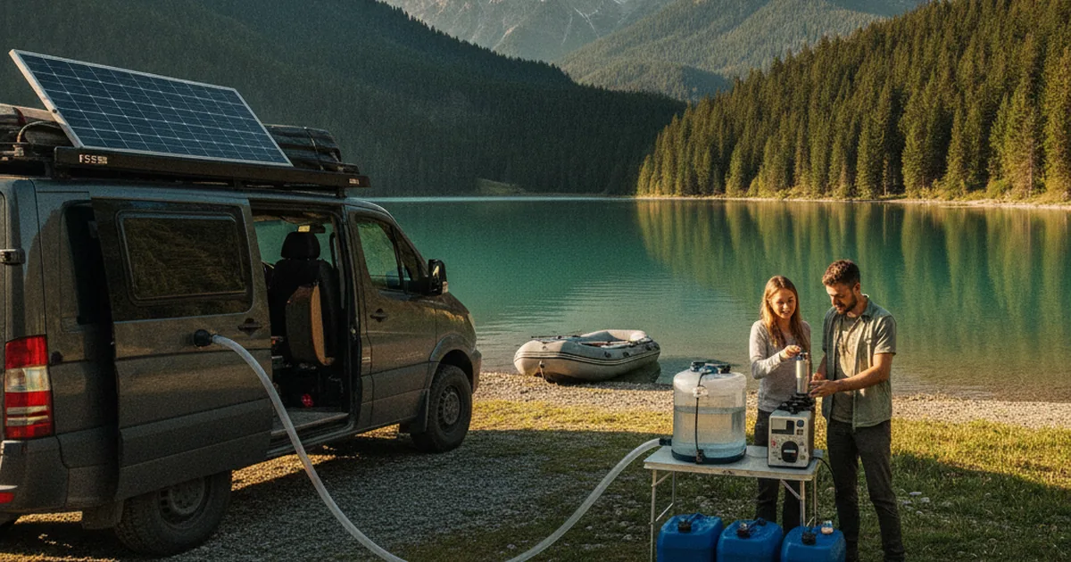 Mobile Wasserversorgung im Urlaub mit Outdoor Wasserfilter