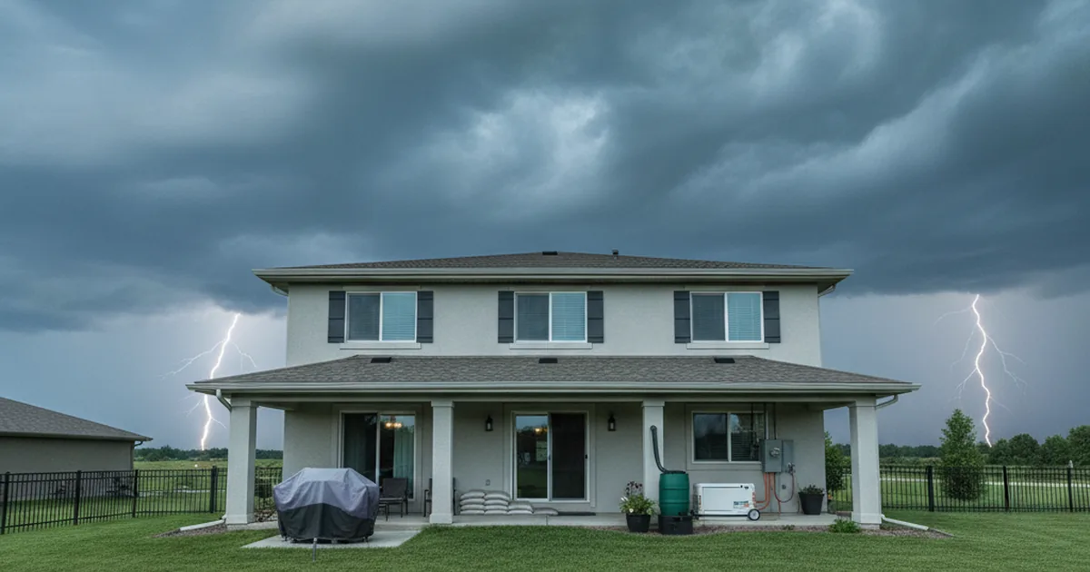 Notfallplanung Sommergewitter: So schützen Sie Ihr Zuhause effektiv