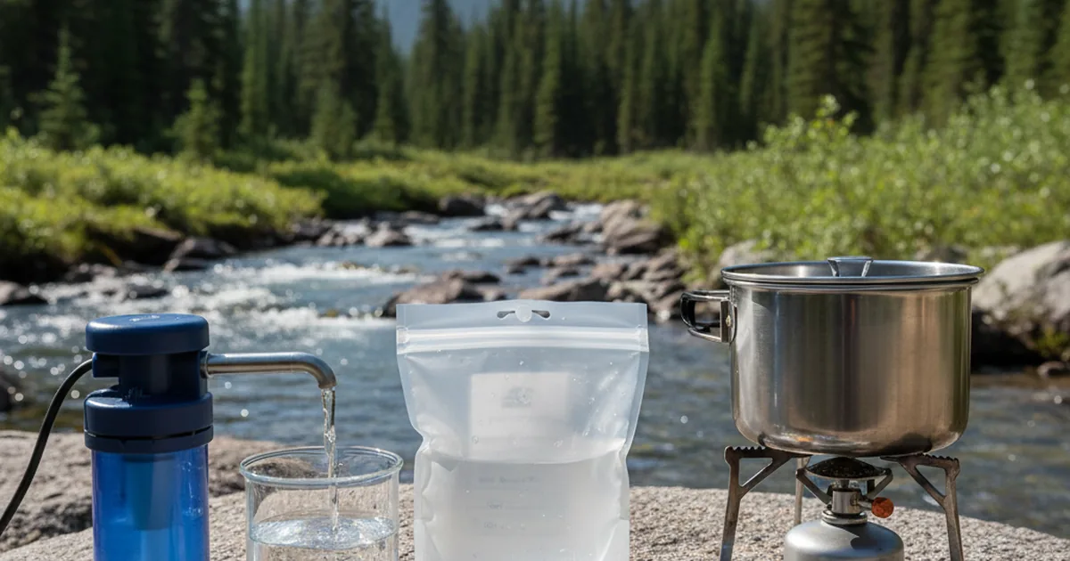 Trinkwasser aufbereiten im Notfall: Methoden, Techniken und Ausrüstung für Ihre Sicherheit